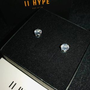 Iced Out CZ Earring (Magnetic) - 3