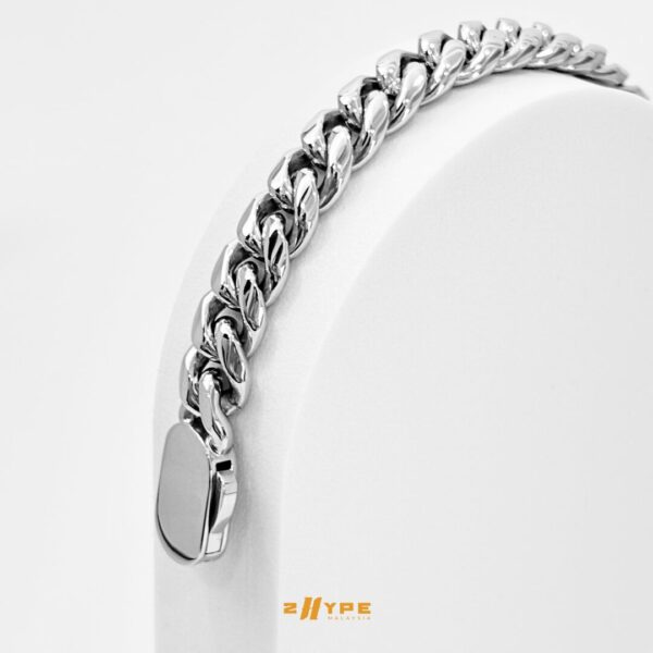 Stainless Steel Miami Cuban Bracelet 10mm - Image 2