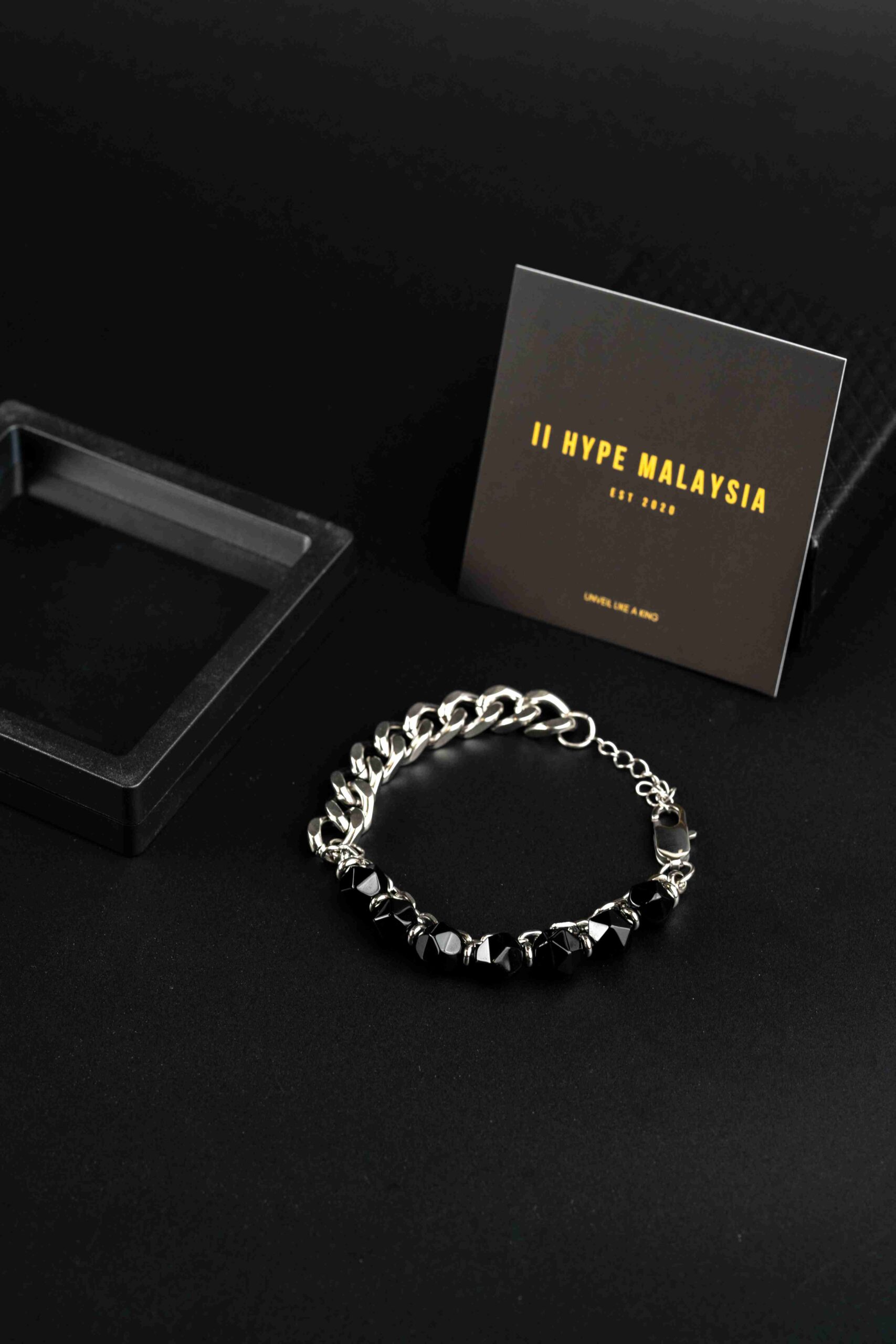 Obsidian Diamond Pearl Bracelet - 2HYPE MALAYSIA