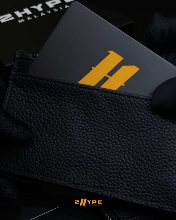 Matte Black Leather Cardholder - Image 4