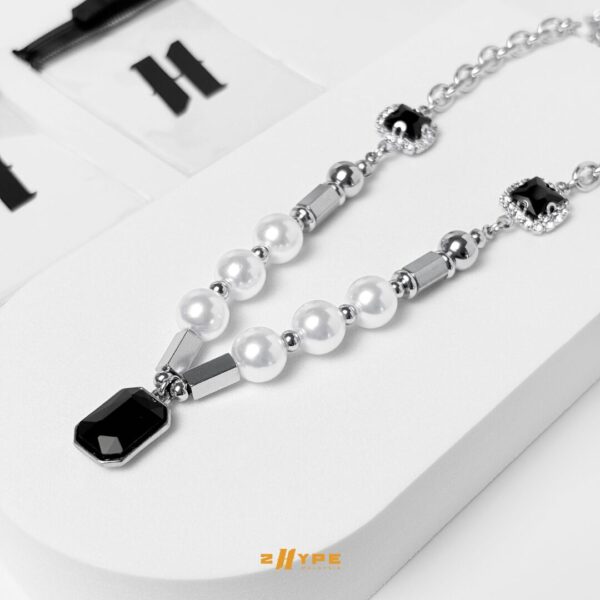 Onyx Pearl Necklace - Image 2