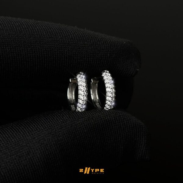 Iced Loop Earrings
