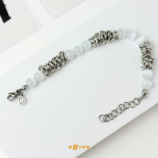 Platinum Pearl Bracelet - Image 4