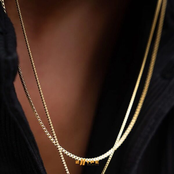 Box Chain (Gold) 2mm - Image 3