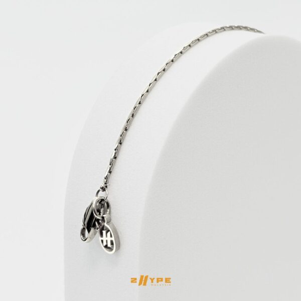 Cardano Bracelet (Silver) 2mm - Image 3