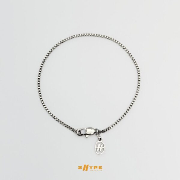 Box Bracelet (Silver) 2mm