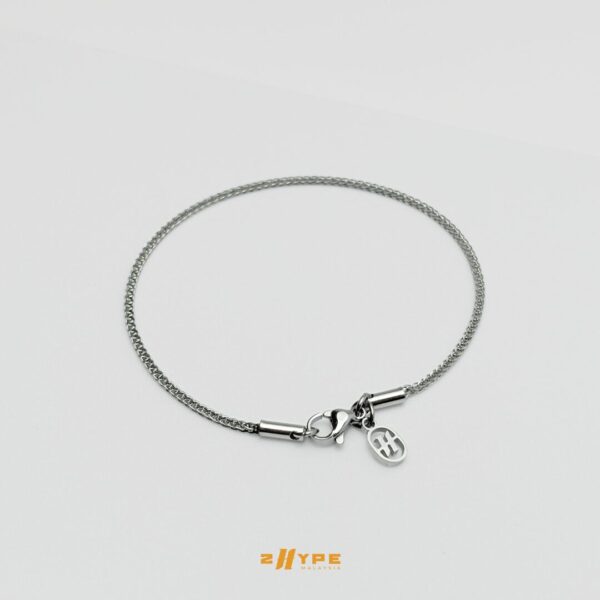 Cali Bracelet (Silver) 2mm - Image 2
