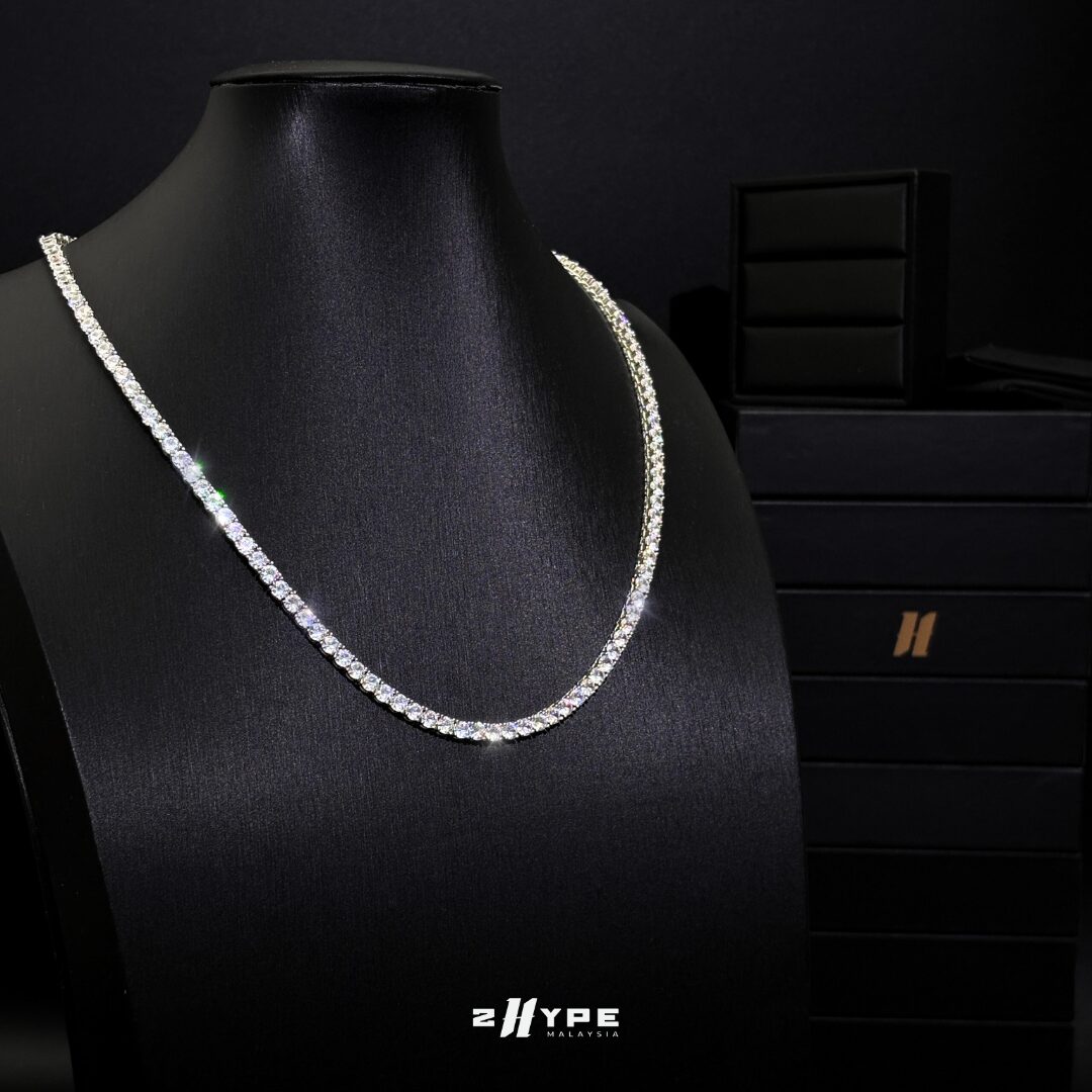 Tennis Chain (Silver) 4mm