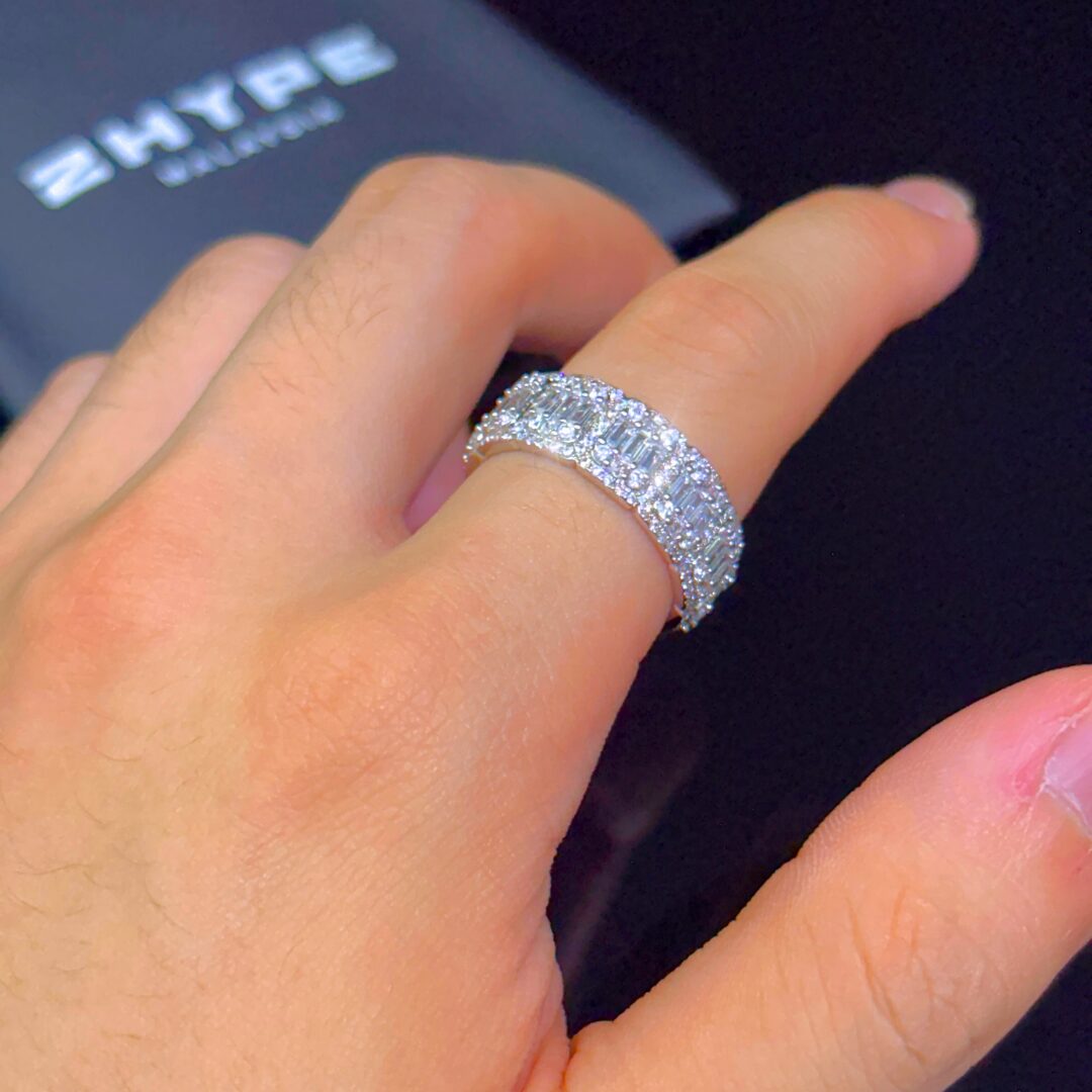 Iced Clustered CZ Ring - Image 5