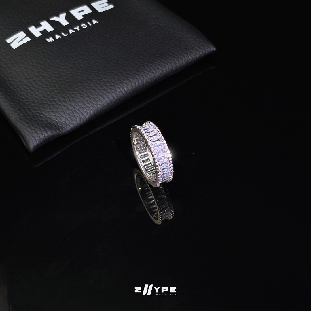 Iced Cubic Baguette Ring - Image 3