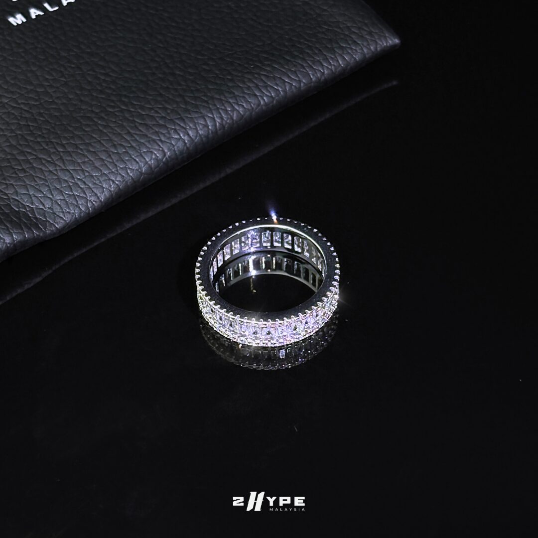 Iced Cubic Baguette Ring - Image 4